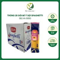 Sỉ thùng 20 gói mì ý sợi Spaghetti SELVA, ARBELLA 500g, siêu dai, siêu ngon, sợi to nhập khẩu