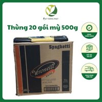 Sỉ Thùng 20 Gói Mỳ Ý Spaghetti Sợi Tròn 500g Nhãn Veronelli Nhập Khẩu Thổ Nhĩ Kỳ