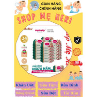 [SỈ] Thùng 24 Khăn giấy ướt 100 tờ có nắp chủ động ngừa hăm/x2 chất ngừa hăm Mamamy