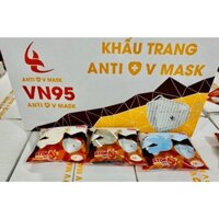 Sỉ Thùng 750 cái Khẩu Trang 5 Lớp N95 Anti V Mask Túi Zip 10 Cái Màu Trắng, Xám Công Ty Tây Sài Gòn
