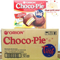 SỈ THÙNG 8 HỘP_ Bánh chocopie Orion hộp 396g (12 cái)