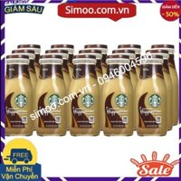 Sỉ Thùng Cafe pha sẵn Starbucks Frappuccino vị Mocha. của Mỹ mỗi chai 281ml date 12/21