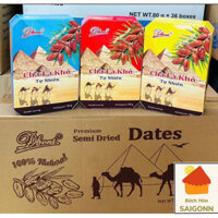 (Sỉ Thùng) Chà Là Nhập Khẩu Ai Cập khô tự nhiên Mẫu quà Tết 2025 giỏ quà Tết loại 150gr