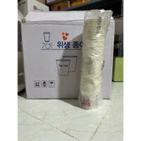 Sỉ thùng Cốc Giấy Hàn Quốc Dùng Một Lần 185ml (1000cái/1thùng)