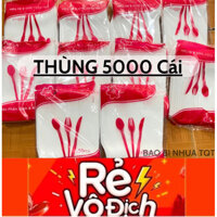 [Sỉ THÙNG NĨA 5000 CÁI] nhựa dùng 1 lần, Nĩa Take Away Bịch 50 Cái, NĨA Nhựa Khởi Hưng Sản Phẩm Sạch. SỈ THÙNG 5000C