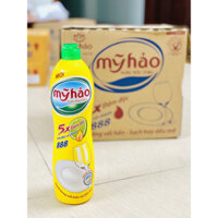 SỈ THÙNG _ Thùng 12 chai (24 Chai) Nước rửa chén Mỹ Hảo chai 390g/750g đậm đặc hương Chanh