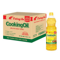SỈ THÙNG _ THÙNG 12 Chai Dầu ăn thực vật Tường An Cooking Oil chai 1 lít