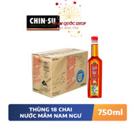 SỈ THÙNG _ THÙNG 18 Chai Nước Mắm Nam Ngư 3 Trong 1 Chai X 750ml