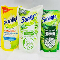 SỈ THÙNG _ THÙNG 18 TÚI Nước rửa chén Sunlight thiên nhiên lô hội túi 688ml/ CHANH 725ml