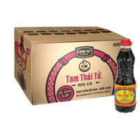 SỈ THÙNG _ Thùng 24 Chai Nước tương Tam Thái Tử Nhị Ca chai 500ml