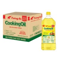 SỈ THÙNG _ Thùng 6 can Dầu ăn thực vật Tường An Cooking Oil can 2 lít