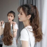[SỈ TÓC GIẢ] CỘT TÓC XOĂN ĐUÔI ĐỦ ĐỘ DÀI HÀNG CAO CẤP