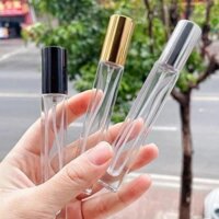 {Sỉ từ 4xxx) Combo 100 - Vỏ Chai Chiết Nước Hoa Dạng Xịt / Lăn 10ml chai cao, thủy tinh dày đẹp