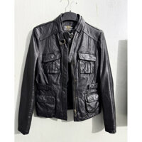 si tuyển Áo khoác NỮ da cừu thật 100% bền đẹp, phong cách túi hộp bụi chất/ size S dưới 47kg