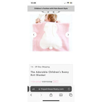 [SI TUYỂN] CHĂN LEN CHỐNG NGẠT THỎ HỒNG CHO BÉ