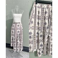 si tuyển Chân váy đũi boho / bohemian / họa tiết tầng thổ cẩm đẹp vô cùng