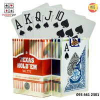 [Sỉ và lẻ] Bài nhựa Texas Holdem 777 100% plastic - Bài tây - Bài poker