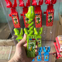 sỉ vỉ 12 chiếc đồ chơi cá sấu lò xo kẹo