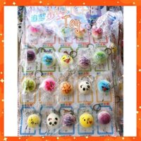 sỉ vỉ 20 chiếc móc khoá squishy bánh bao đáng yêu