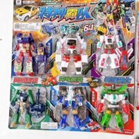 sỉ vỉ 6 con siêu nhân biến hình ô tô siêu to đại Đồ Chơi Toy