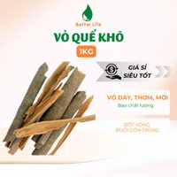 [SỈ] Vỏ quế khô 1KG hàng dày đẹp dùng đốt với bếp xông thảo mộc giúp Khử mùi, Thanh tẩy nhà cửa, Xua đuổi côn trùng