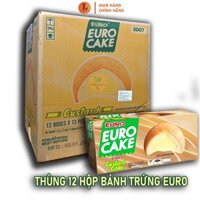 [Sỉ12HỘP] Bánh trứng Euro Custard Cake Thái Lan
