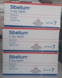 Sibelium 5mg (Flunarizin) – Thuốc dự phòng đau nửa đầu, chóng mặt hiệu quả (Hộp 50 viên)