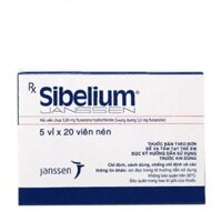 Sibelium 5mg thuốc trị đau nửa đầu hiệu quả (5 vỉ x 20 viên)