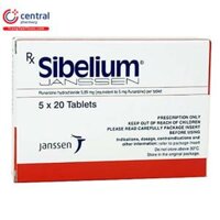 Sibelium 5mg (5 vỉ x 20 viên)