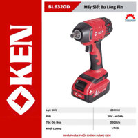 Siết Bu Lông KEN Cell Pin SAMSUNG 25R 20V 4Ah Chính Hãng BL6320D