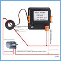 Siêu 2in1 AC50-500V AC1-120A Vôn kế Ampe kế LED Hiển thị Amp Volt-