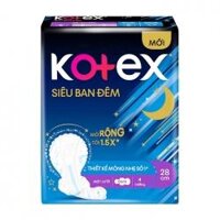 Siêu Ban Đêm Kotex 4 miếng (có cánh)