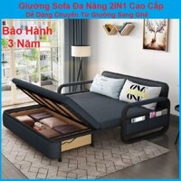 SIÊU BỀN , SIÊU ĐẸP  Giường Sofa Gập Gọn , Sofa Beat , Giường Sofa Đa Năng 2in1 Cao Cấp Dễ Dàng Kéo Ra Thành Giường , Giường Đa Năngh - 1m61m9