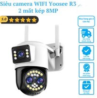 Siêu camera WIFI Yoosee 2 mắt kép 8MP R3 – Có tích hợp ống kính ZOOM 12X vật lý cực rõ nét