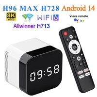 Siêu cao cấp android TV box H96Max H728,wifi 6, android 14,video 8k