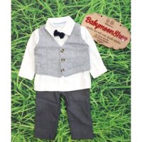 [Siêu _chất ]Set công tử Mamas&Papas White chính hãng