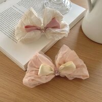 Siêu Cổ Tích Ba Chiều Gạc Nơ Kẹp Tóc Hồng Kim Cương Giả Top Kẹp Ruy Băng Kẹp Tóc Sang Trọng Kẹp Phụ Kiện Tóc Mũ Đội Đầu #FJ0223#