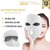 "SIÊU CÔNG NGHỆ TRẺ HÓA KHUÔN MẶT 4.0" Mặt Nạ Ánh Sáng Dưỡng Trắng, Hỗ Trợ Trị Mụn, Chống Lão Hóa Da Bibury Skin Therapy Light Therapy Mask