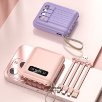 [Siêu Cute] Sạc Dự Phòng  Mini Bỏ Túi Tiện Lợi Dung Lượng Cao Nhỏ Gọn Nhiều Cổng Sạc