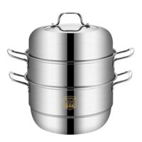Siêu Dày304Nồi Hấp Inox Nồi Hấp Gia Dụng Nồi Nấu Canh Nồi Hầm3Bếp Từ Gas Công Suất Lớn Dày Dặn Thông Dụng