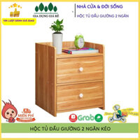 💕Siêu Đẹp💕 Hộc Tủ Đầu Giường, Kệ Tủ Đầu Giường Gỗ Ép MDF 2 Ngăn Kéo, Nhỏ Gọn Siêu Tiện Dụng Cho Căn Phòng Của Bạn