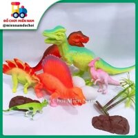 [Siêu đẹp, loại lớn] Túi đồ chơi khủng long lớn nhựa dẻo cao cấp y hình cho bé