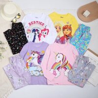 🎀[SIÊU ĐẸP -SIÊU XINH]- Bộ Bé Gái Disney  tay dai size 4-14 chất cotton xuất khẩu