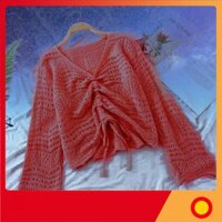 [Siêu độc] Áo Len lỗ rút ngực_H.T5093