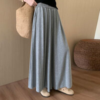 Siêu Drapy Gạo Nếp Hakama Mùa Thu 2025 Phong Cách Mới Phù Hợp Với Tính Khí Eo Cao Mỏng Hơn Nhìn Quần Thẳng Quần Thường Ngày