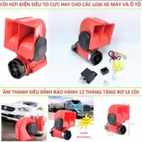 SIÊU GIÁ VỚI BỘ CÒI HƠI ĐIỆN LẮP XE MÁY XE HƠI ÔTÔ MẪU MỚI