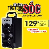 [SIÊU GIẢM GIÁ 7 NGÀY] Loa gỗ Bluetooth xách tay MS-205BT