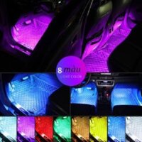 Siêu giảm giá Bộ đèn độ gầm ghế ô tô 12 led có điều khiển cảm ứng âm thanh nhấp nháy theo nhạc loại 1