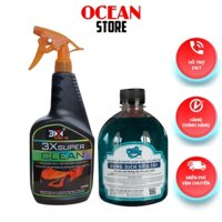 (SIÊU GIẢM GIÁ) Combo 2 chai dung dịch tẩy rửa lốc máy, đầu bò xe máy- siêu sạch, siêu tiết kiệm