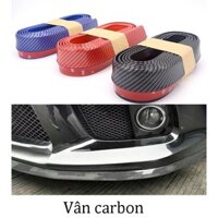 Siêu giảm giá Cuộn cao su SAMURAI dầy vân trơn và carbon trang trí bảo vệ ba đờ sốc trước và sau siêu chắc loại 1